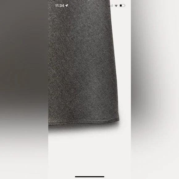 Zara wool bias skirt ZW collection - Picture 10 of 13